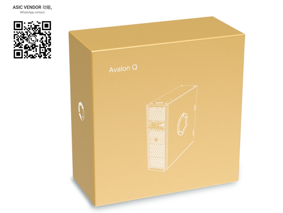 in stock buy New Canaan Avalon Q 90T home Bitcoin Asic miner In stock 599 USDT+shipping bulk order from hongkong +85294197512