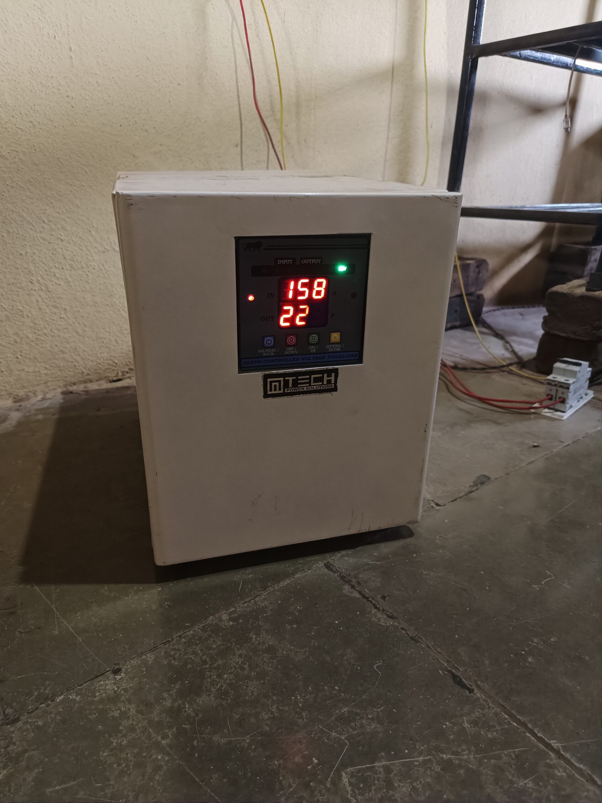 Servo Stabilizer Working Range 140-270 5Kva